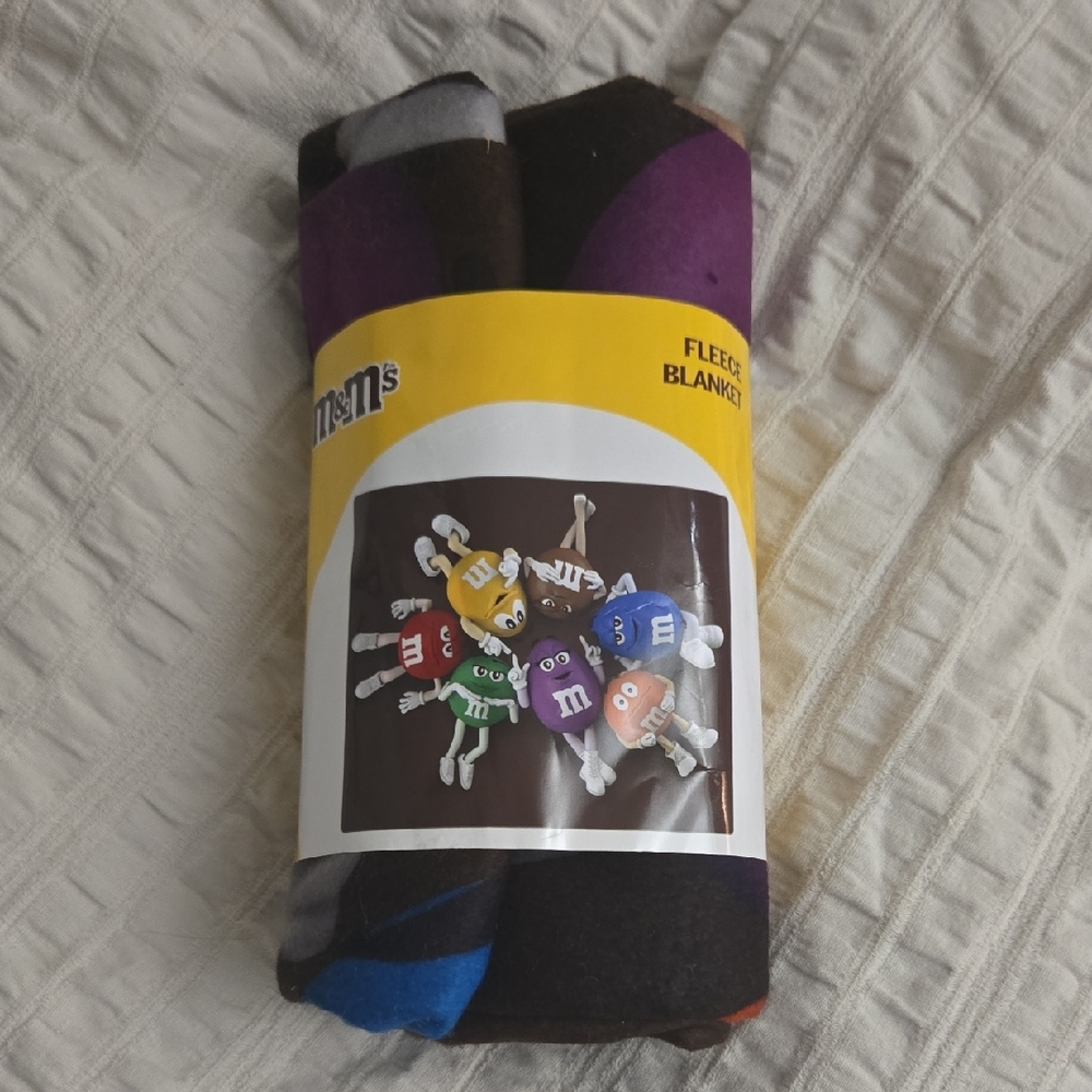 M&M'S Multicolor Fleece Blanket